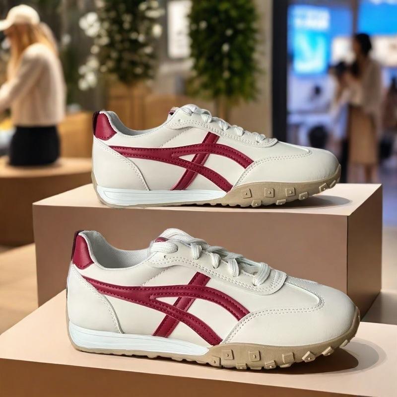 Lace-up Flat White Shoes Women's Autumn New Casual Shoes Board Shoes Student Sports Shoes Women