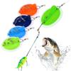 Luminous Trolling Diver Disc Connector with White Bottom Adjustable Stable for Fishing Angling Bass Mandarin Various Fishes