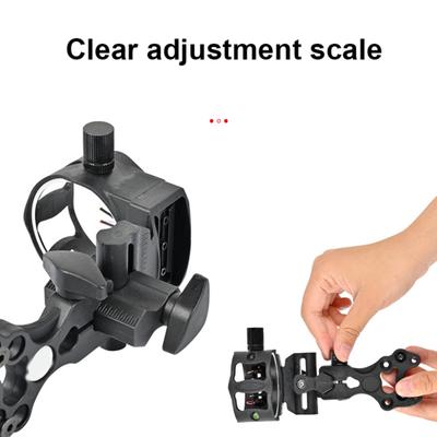 5 Pin Bow Sights Adjustable Archery Hunting Bow Sights Outdoor Archery Shoot Sports Equipment Tool-Less Archery Bowsight