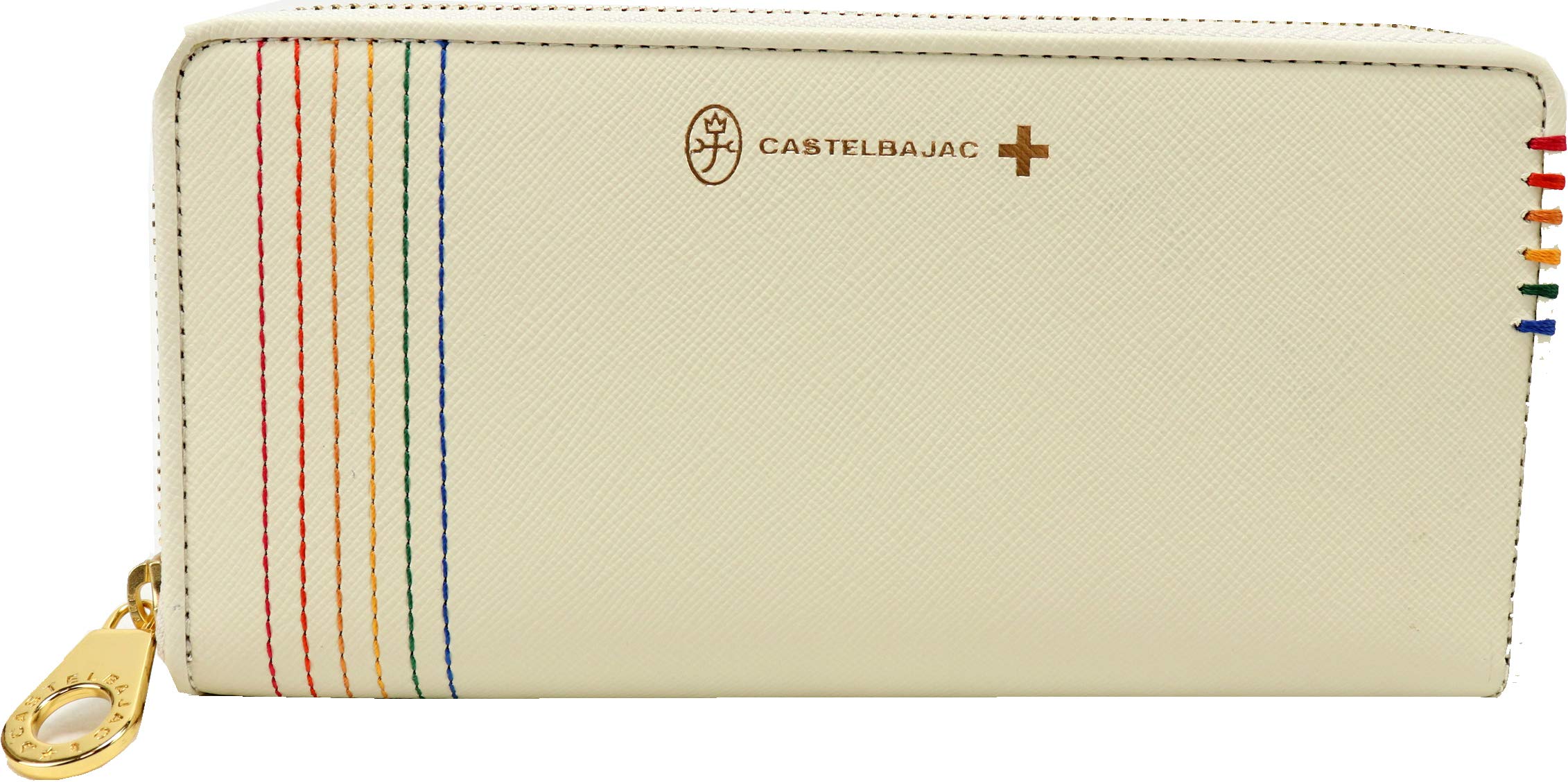 

Round Zipper Long Wallet Chest White [Castelbajac] CASTEL-27605 CASTEL-027605 (4. (31) White)