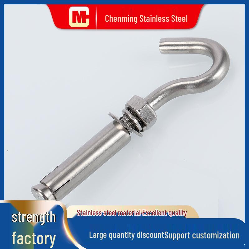 Stainless Steel Expansion Hook Screw for Manhole Covers, 201/304