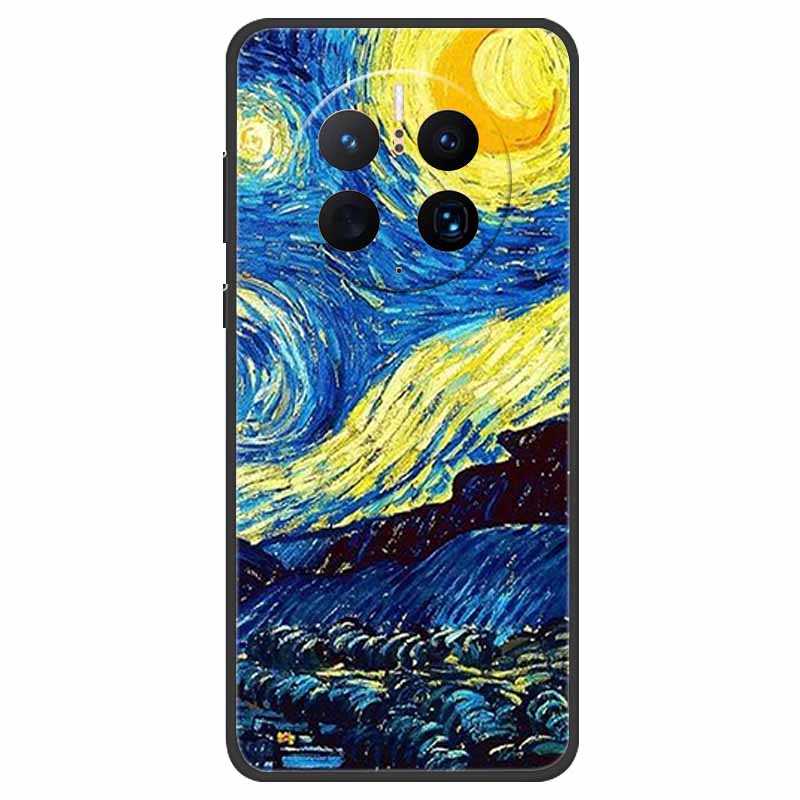 For Huawei Mate 50 Pro Case Cover Soft TPU Funda Painted Cases For Huawei Mate 50 Pro Cover Silicone Mate50 Pro 50Pro 6.74 Coque