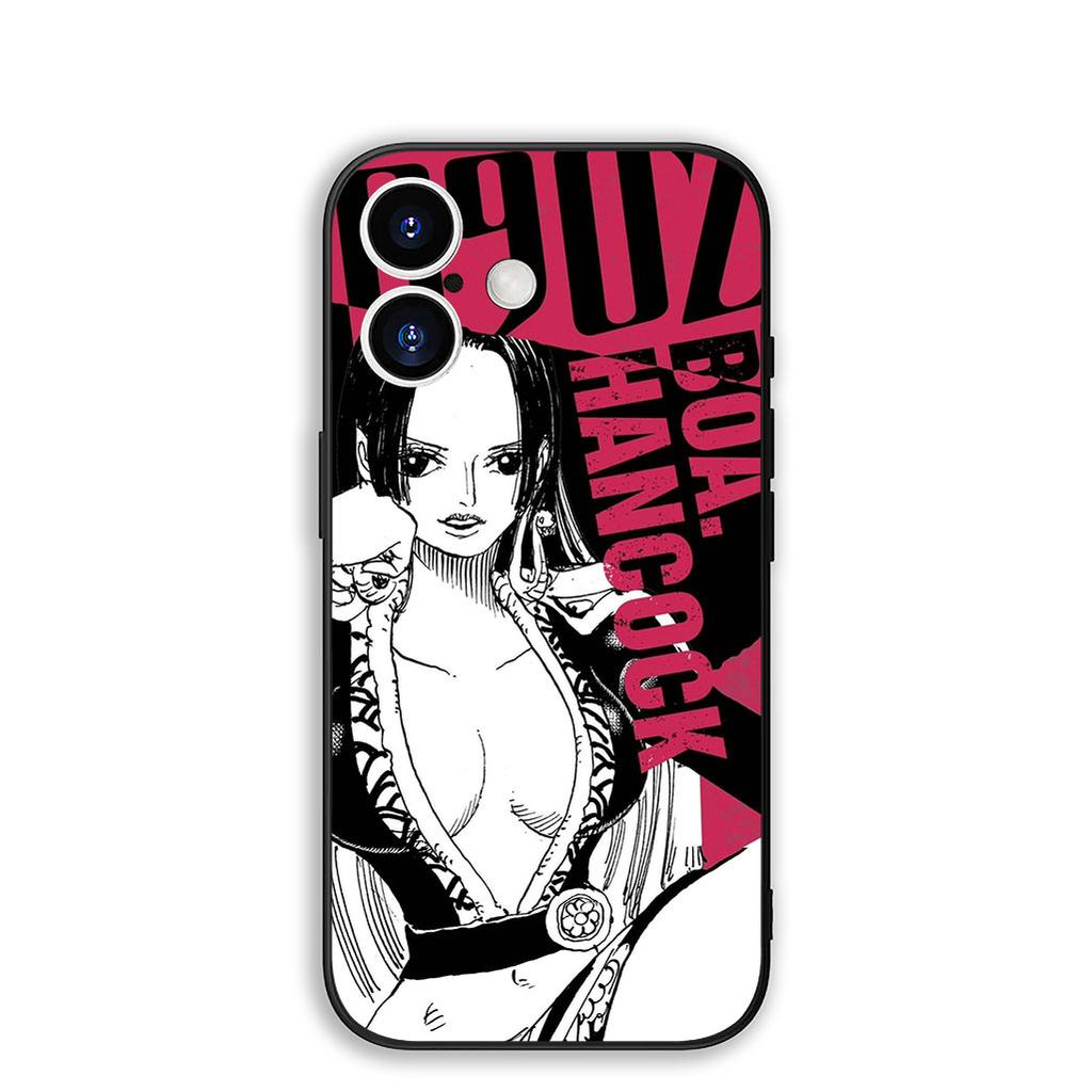 Cover for Apple iPhone 17 16 Plus 13 12 Pro Max Mini X XR Xs ProMax 16E 15+ 17+ Air Phone Case Zoro One Pieces Luffy Boa Hancock