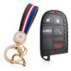 Car Remote Key Protector Cover For Dodge Charger Hellcat Journey for Jeep Cherokee Compass Grand Cherokee Renegade Chrysler 300c