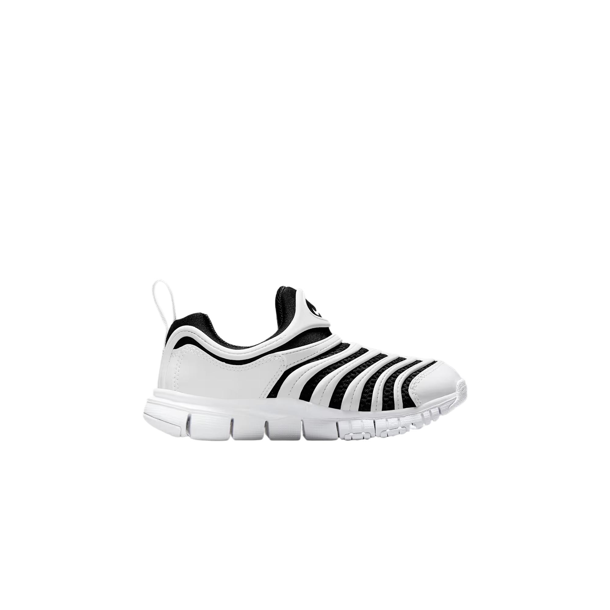 

New Nike Dynamo Free Low Top Kids Lifestyle Shoes White/Black Children Aged 3 7 Years Old IB7245-100 29.5