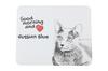 Russian Blue - mouse pad com estampa, tapete de gato personalizado, gadget exclusivo para um trabalhador de escritório da marca Art-Dog