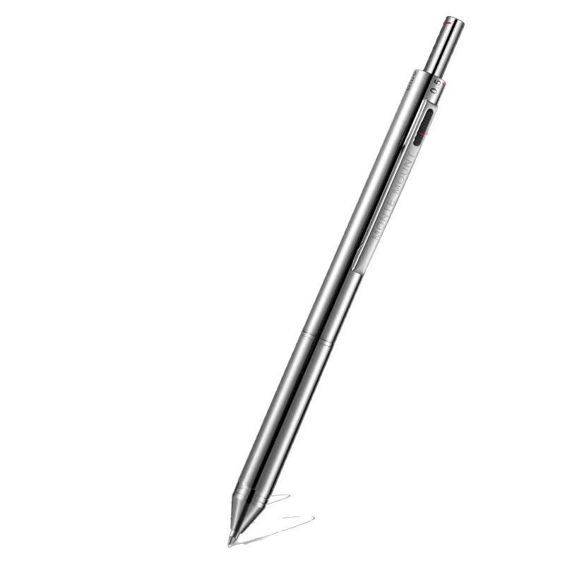 Black Technology Gravity-Sensing 4-in-1 Multifunctional Metal Pen: Ballpoint & Mechanical Pencil