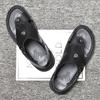 Newest Mens Sandals Genuine Leather Casual Shoes Men Beach Sandalia Brand Man Slippers Black White Sneakers Comfortable Summer Shoe