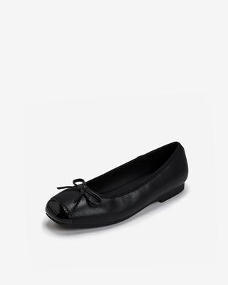 Simplet By ESquire Simple Women S Velour Ribbon Flat ShoeS Black
