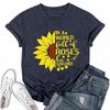 Unisex Casual Fashion Print Crewneck Loose T-shirt
