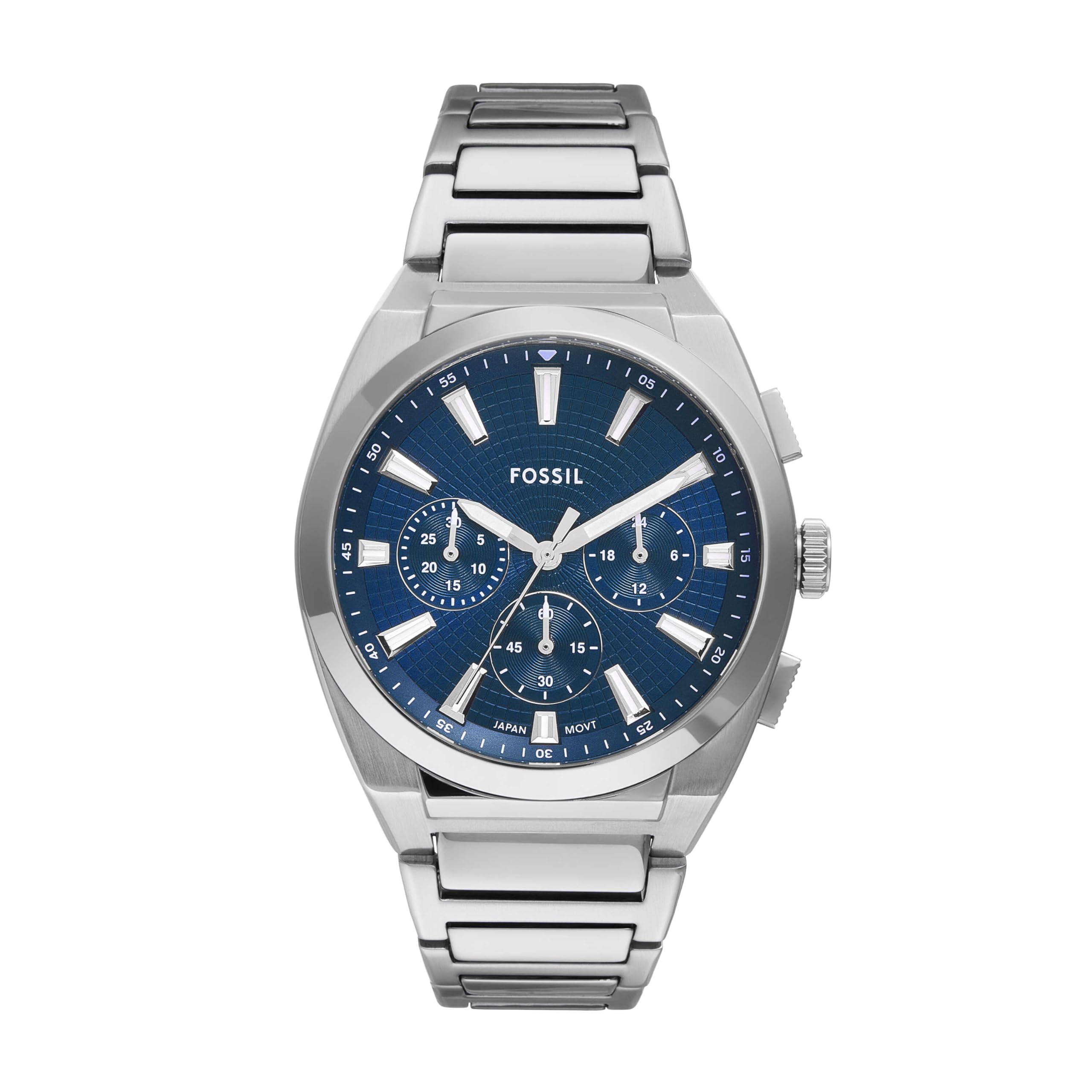 

Fossil Everett FS6104 Men s Silver Watch