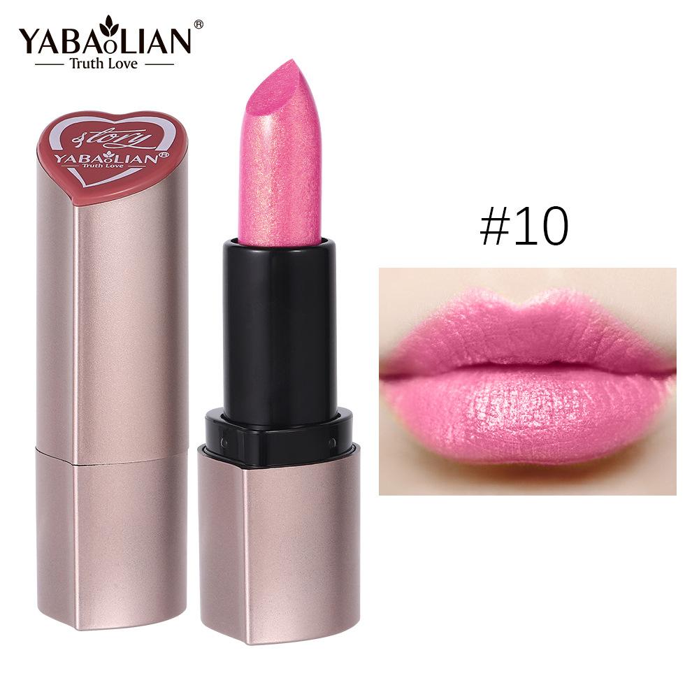 

12-цветная бархатистая матовая губная помада Стойкая водостойкая и неразмазывающаяся губная помада Высокопигментированная блестящая губная помада 10#