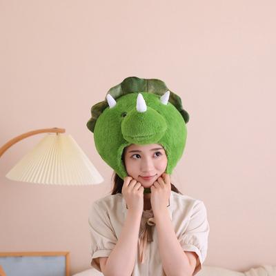 Klobouk s kapucí Triceratops, fotografické rekvizity, fotografické rekvizity, kreslená pokrývka hlavy, rekvizity pro vystoupení