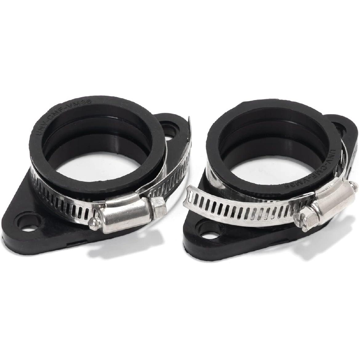 36-41 mm Intake Carb Boots for Yamaha Banshee 350 YFZ350 1987-2006, Fit for Keihin and Mikuni Carburetors, Carb Carburetor Intake Manifolds Boots