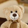 Soft Colorful Bear Stuffed  Toy Animal Dolls Stuffed Hug Bear Doll Bow Tie Bear Plush Toy  Children