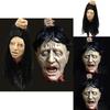 Haunted House Prop Latex Filled Head With Mechanical Craft For Halloween Party And Bar Decor