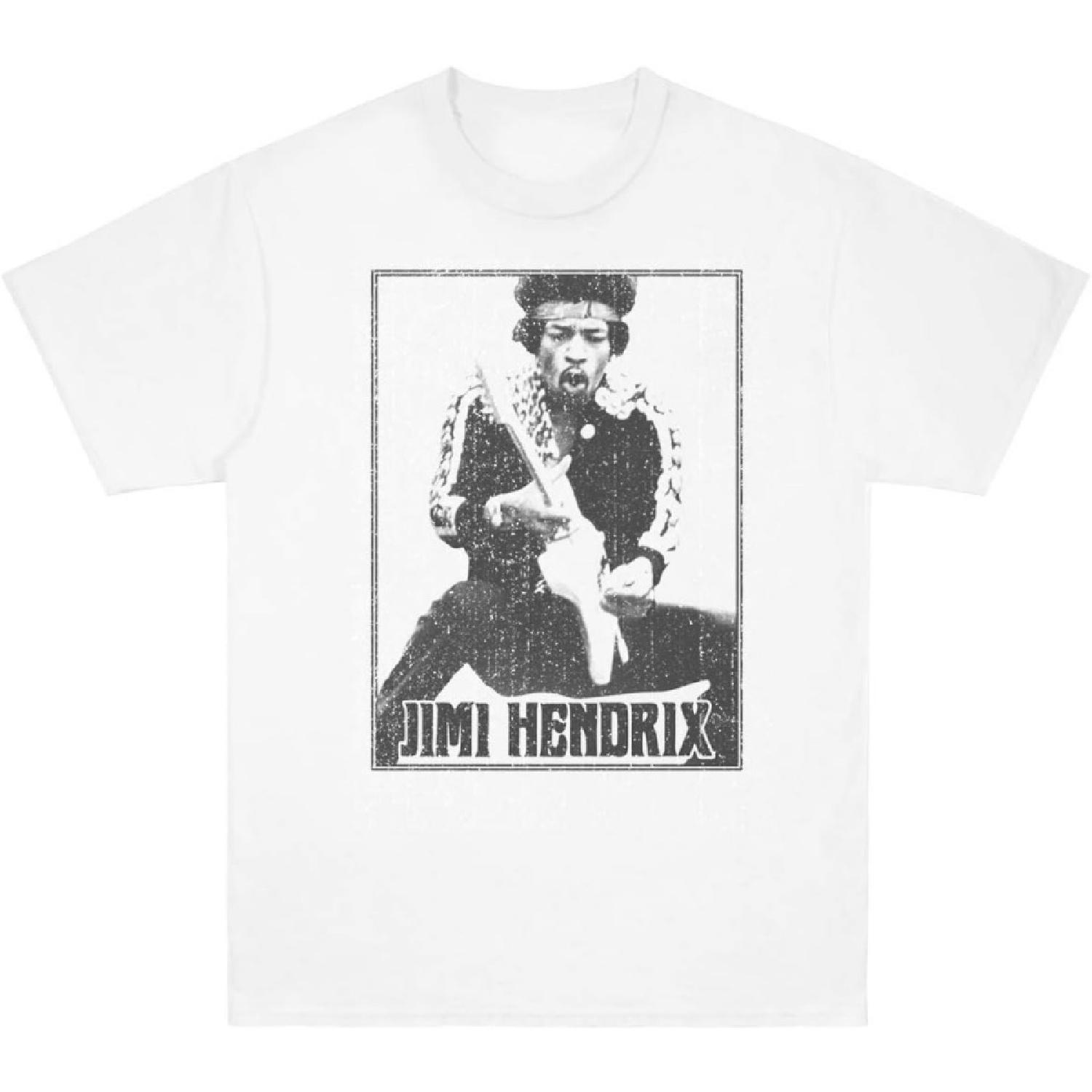 Jimi Hendrix Unisex-Adult Gildan Short Sleeve Classic Fit ShirtT-Shirt(3) XXXXXL белый