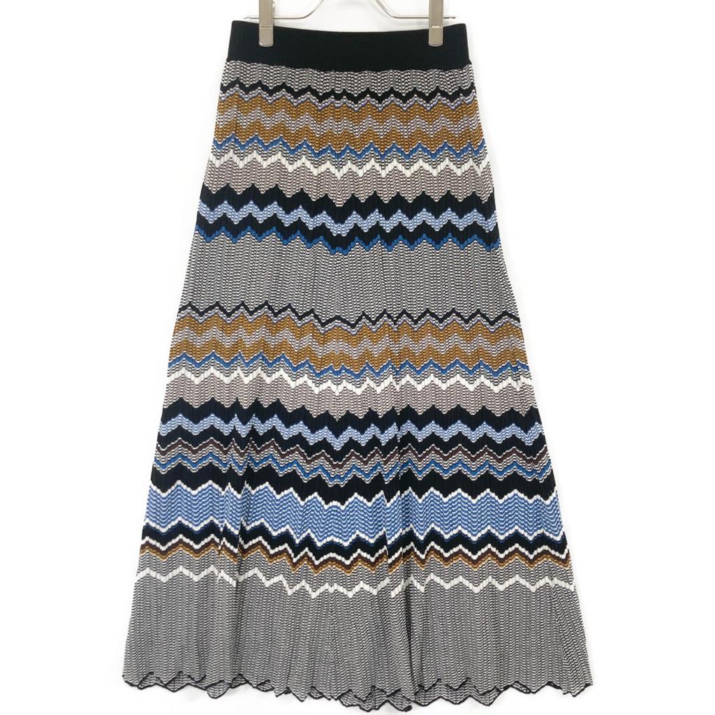 ADORE 531-2172323 Multicolor Triangle Border Knit Skirt skirt 38 multicolorUsed