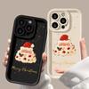 Merry Christmas Cartoon Cute Santa Claus Silicone Phone Case For iPhone 16 15 14 13 12 11 Pro Max XS Max 8 7 Plus X XR SE Shockproof Bumper Back Cover