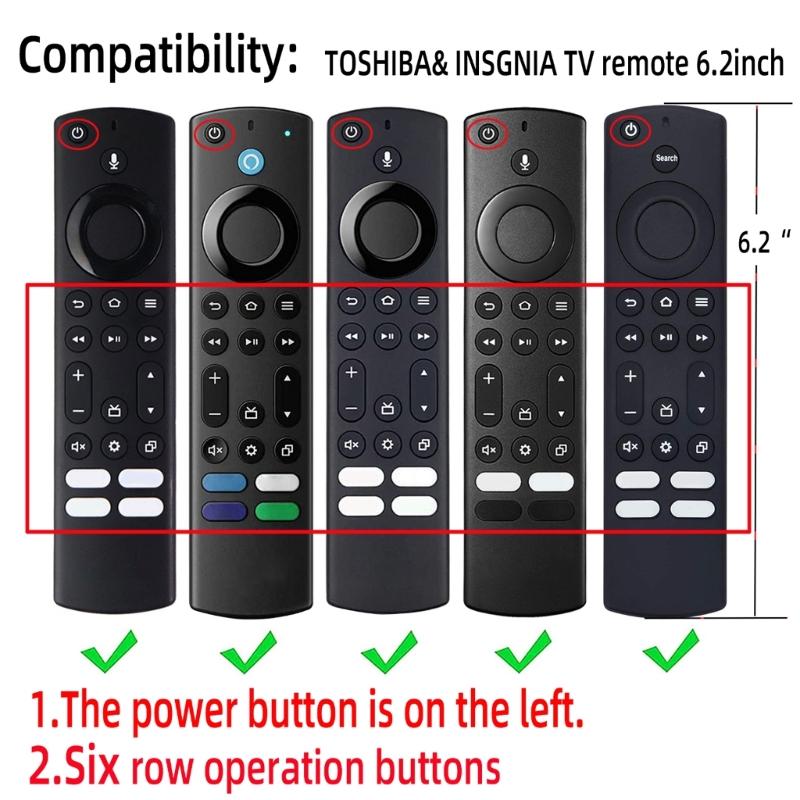Silicone Case for Fire TV Stick 4K Max2023 Remote Protective Cover Anti-Slipping Box Bag Anti-dirt Sleeve