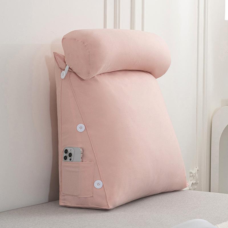 Bedhead Multifunctional Waist Protection Backrest Cushion Living Room Sofa Triangular Backrest That Can Be Disassembled Washed