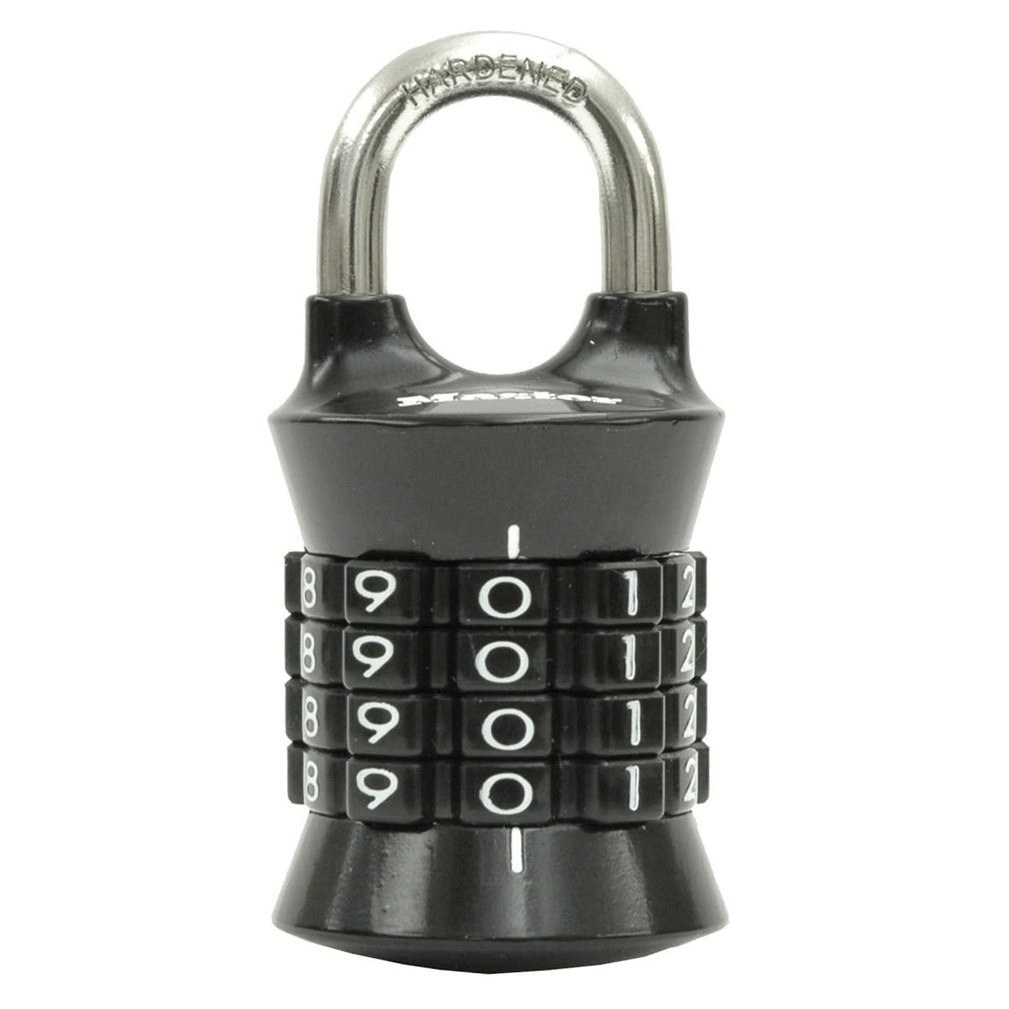 Master Lock Dial Combination 38mm 24mm Inner 1535JADBLK Black (Master Lock) Padlock, Lock, Width, Diameter, Anti-theft,