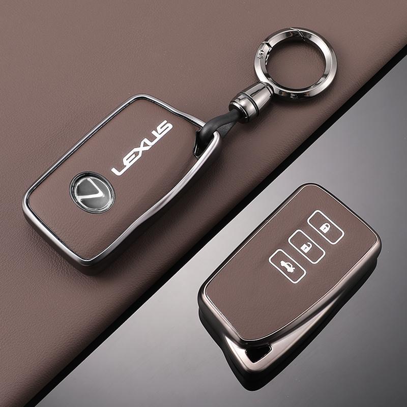 

TPU Leather Car Key Case Shell Cover Fob For Lexus NX GS RX IS ES GX LX RC 200 250 350 LS 450H 300H Protection Cover Accessories