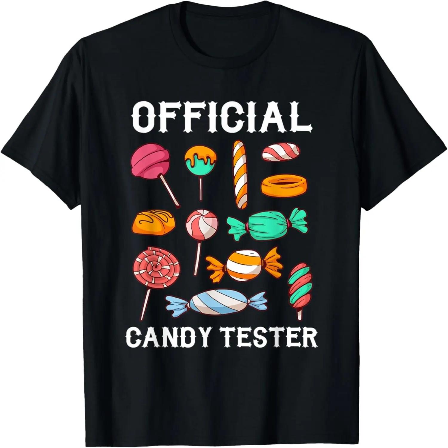 Official Candy Tester Funny Halloween Costume Gift T-Shirt S