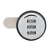 3‑Digit Combination Cabinet Lock Zinc Alloy Password Locks Home Security Supplies for DrawersSilver