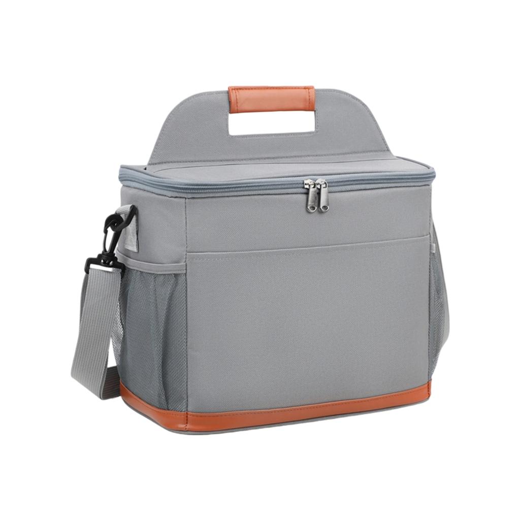 Oxford Cloth Large Picnic Bag Insulated Cooler Bag with Handle and Adjustable Shoulder Strap for Outdoor Use and Food Storage