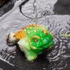 Temperature-Sensitive Color-Changing Golden Toad Tea Pet
