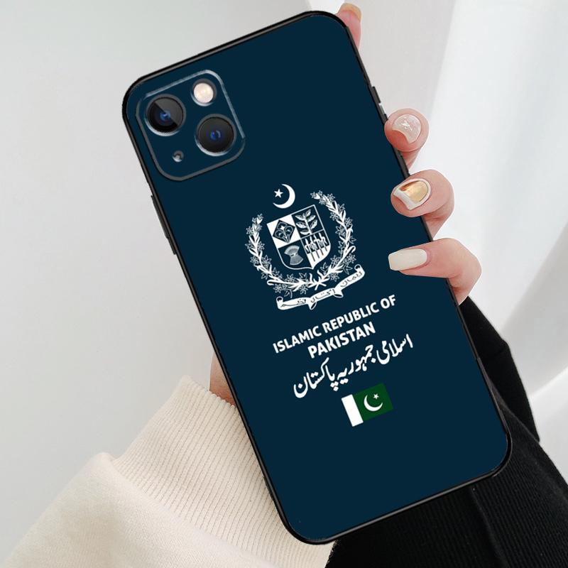 Pakistan Flag Banner Phone Case For iPhone 17 Pro Max 15 14 13 11 12 16 Pro Max mini 15 16 Plus 16e 17 Air Cover