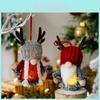 Adorable Christmas Knit Antler Hat Ornament With Lights For Kids Festive Decoration