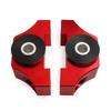 Silicone + Iron + Aluminum Alloy Engine Billet Motor Torque Mount Kit For 1992-2000 Honda Civic EG EK D15 D16 B16 B18 B20 Engine