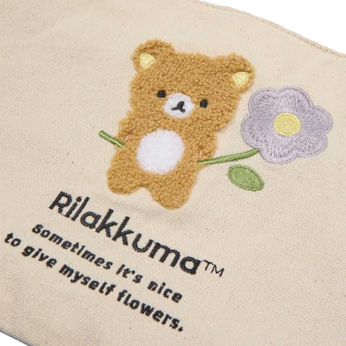 Rilakkuma Seitenknopf Mini-Tragetasche 6040 RK51. Natürliche Blume
