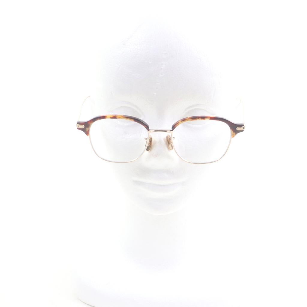 Excelente Gafas BJ CLASSIC COLLECTION Mármol Salmón Soplado Marrón oro Usado