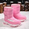 Botas de Neve de Inverno para Crianças até Meio da Panturrilha - Peludas, Quentes e Casuais para Meninos e Meninas