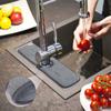 Bathroom Sink Microfiber Countertop Protector Faucet Absorbent Mat Water Drying Pad Splash Catcher