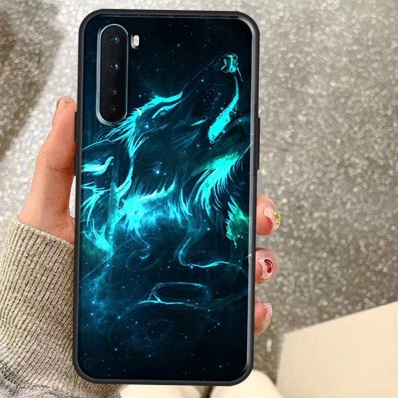 Starry Animal Wolf Case For OnePlus 15 12 13 11 10 9 Pro 13R 13T 12R 10T 10R Nord CE 5 2 3 4 Lite N20 N30 Coque
