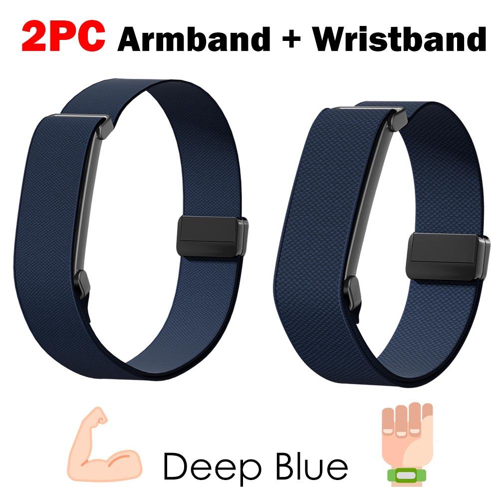 New Nylon Weave Arm Band for Google Fitbit Air Bicep Bands Fitness Tracker Band Magnetic Wristband for Google Fitbit Air Strap