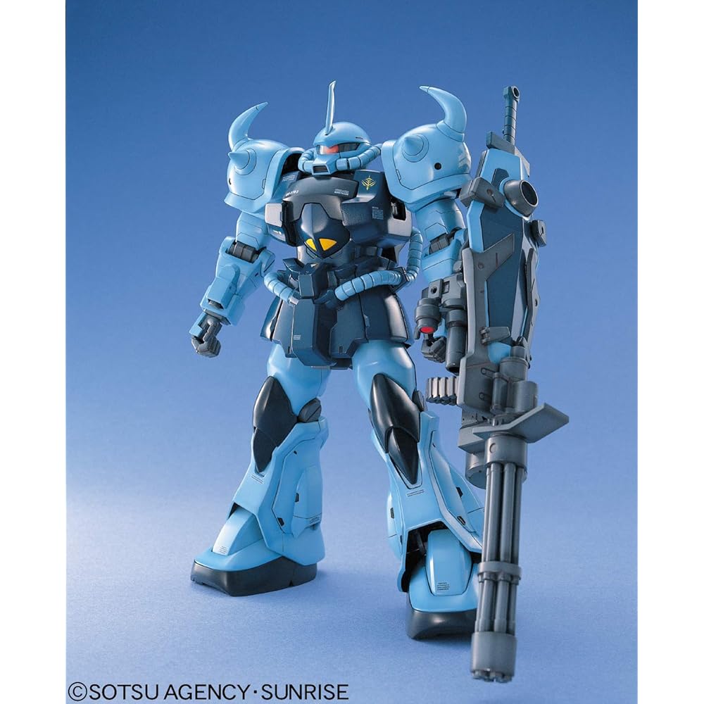 Bandai Spirits MG Mobile Suit Gundam MS-07B-3 Gouf Custom 1/100 Scale Color-Coded Plastic Model Kit