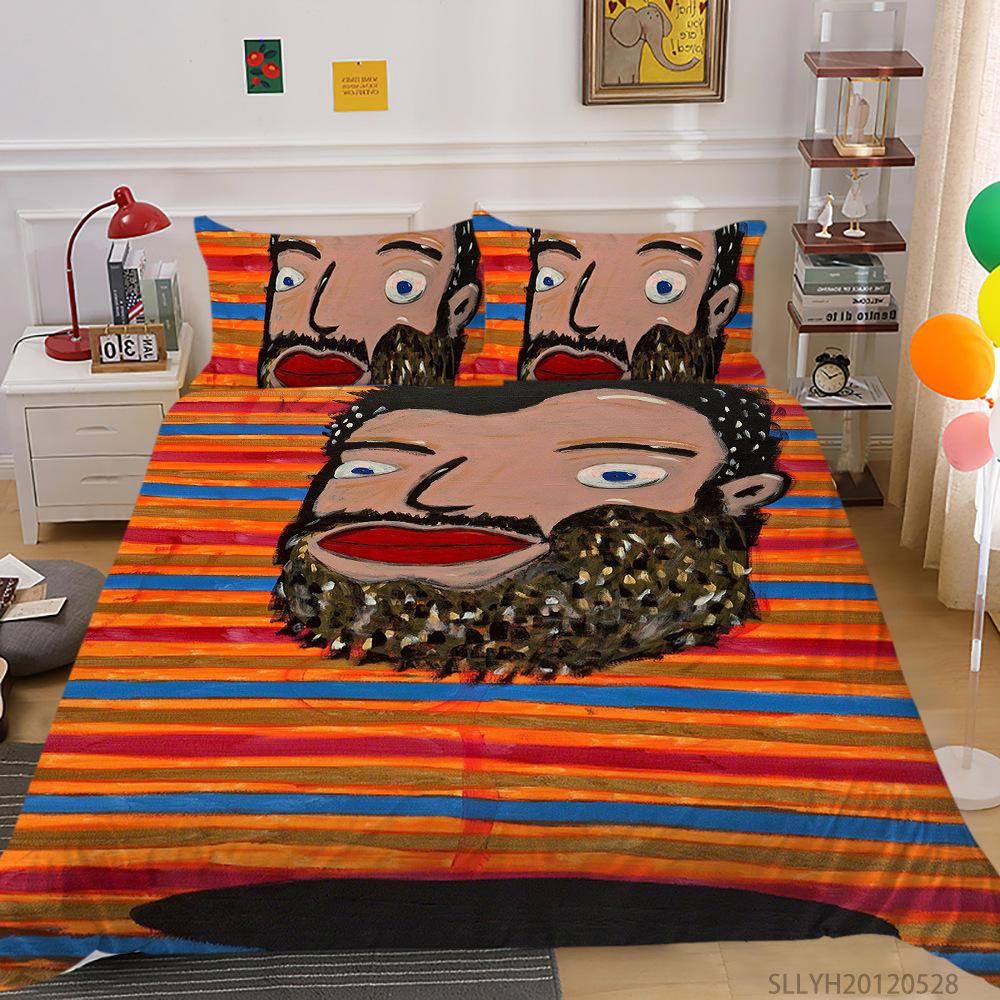 

Пододеяльник Наволочка Набор из двух или трех предметов Простая Абстрактная Серия Масляной Живописи Полиэстер EU single 135*200