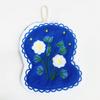 Thickened Coral Fleece Hanging Flower Hand Towel - Soft & Absorbent, Multi-Functional
