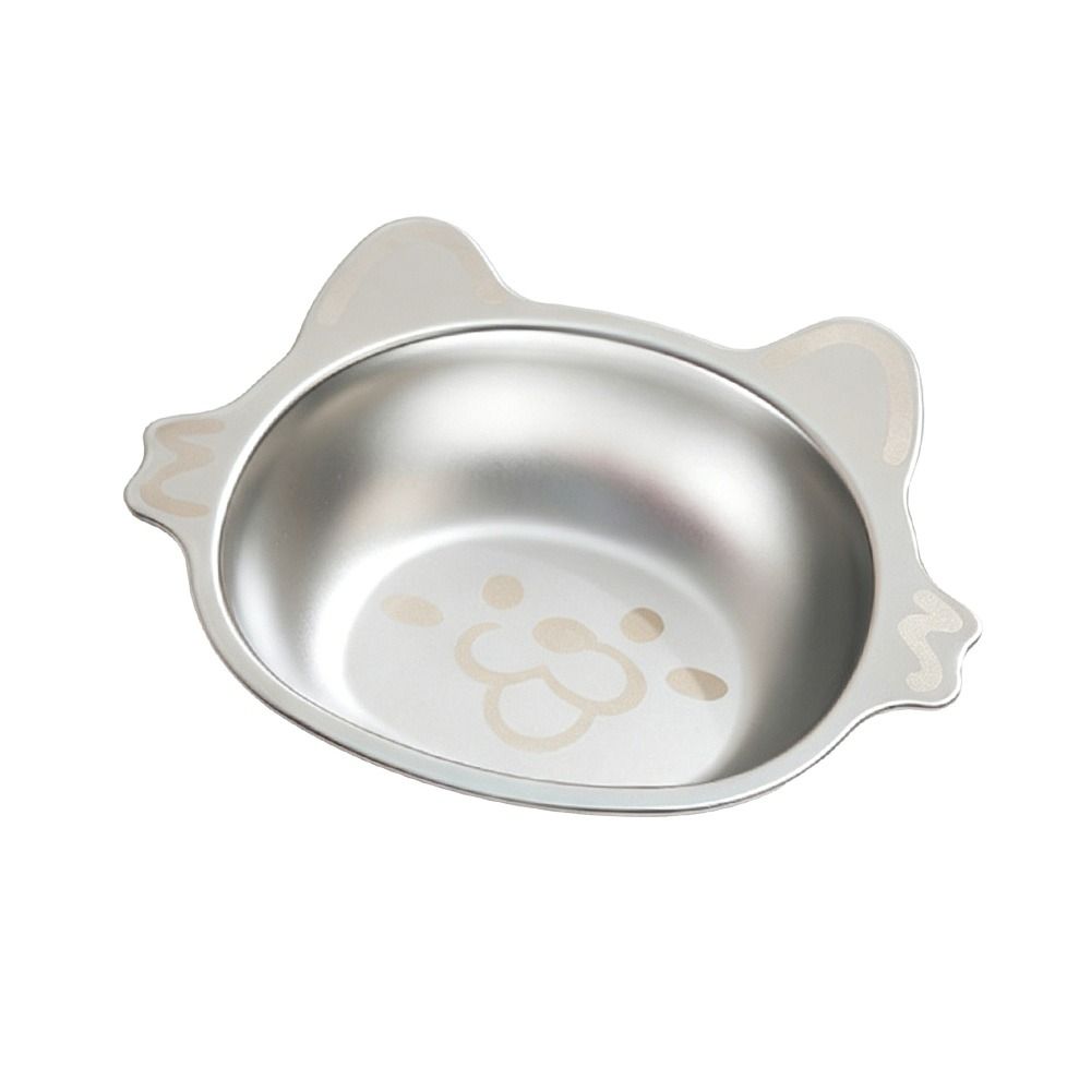 Deep Bottom Stainless Steel Dog Bowl 304 Stainless Steel Anti-slip Pet Bowl Dog Basin  Pet Feeding