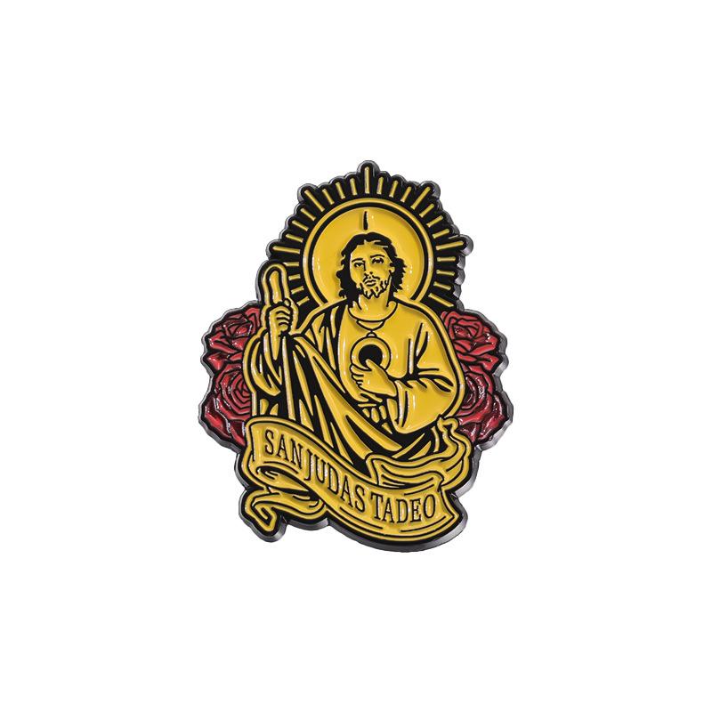 Inspired Vintage Gold Artistic Brooch With Playful Cartoon Character For Wear Stylish