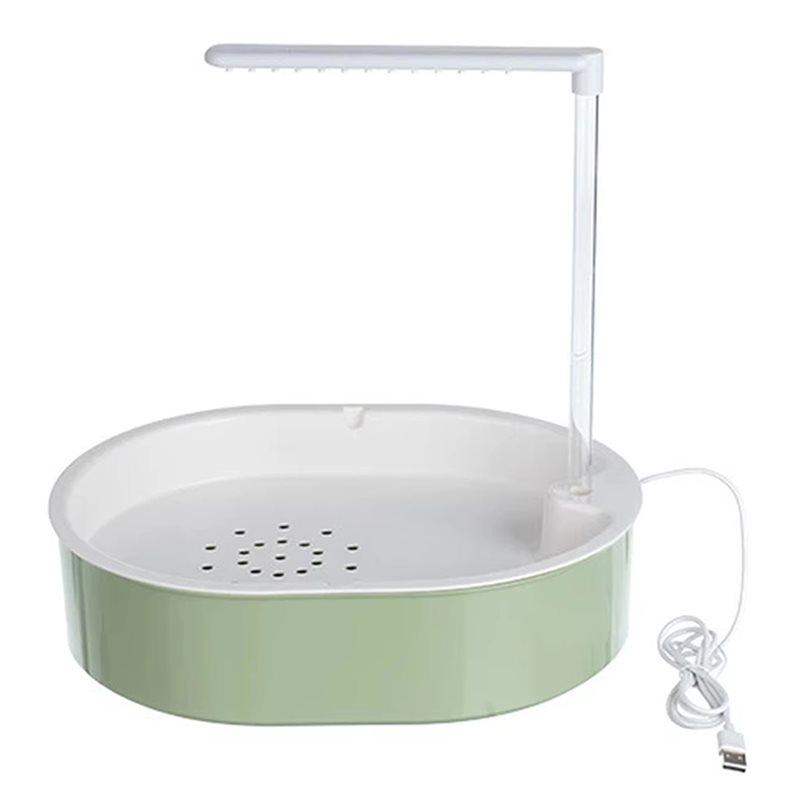 

A25F-Bird Bath Shower For Budgie African Grey Garden Outdoor Parrot Bathtub Accessory Bathing Box