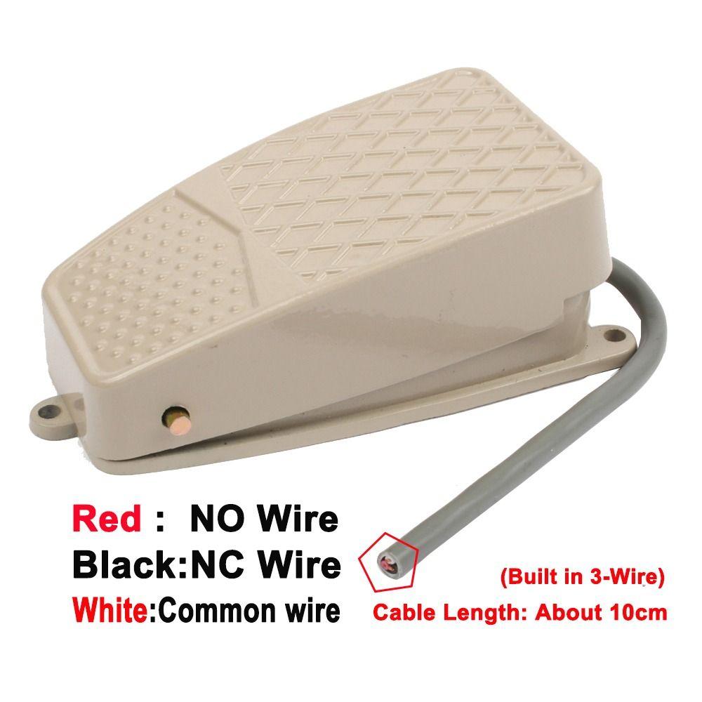 1Pcs 5A Foot Pedal Switch EKW-5A-B FS-2 Momentary Foot Switch for Spot Welding Machine