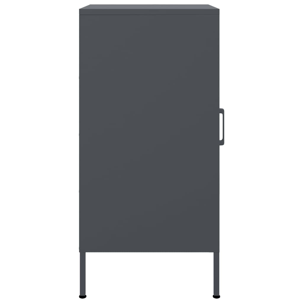 Sideboard Anthracite 36 X 39 X 79 Cm Steel