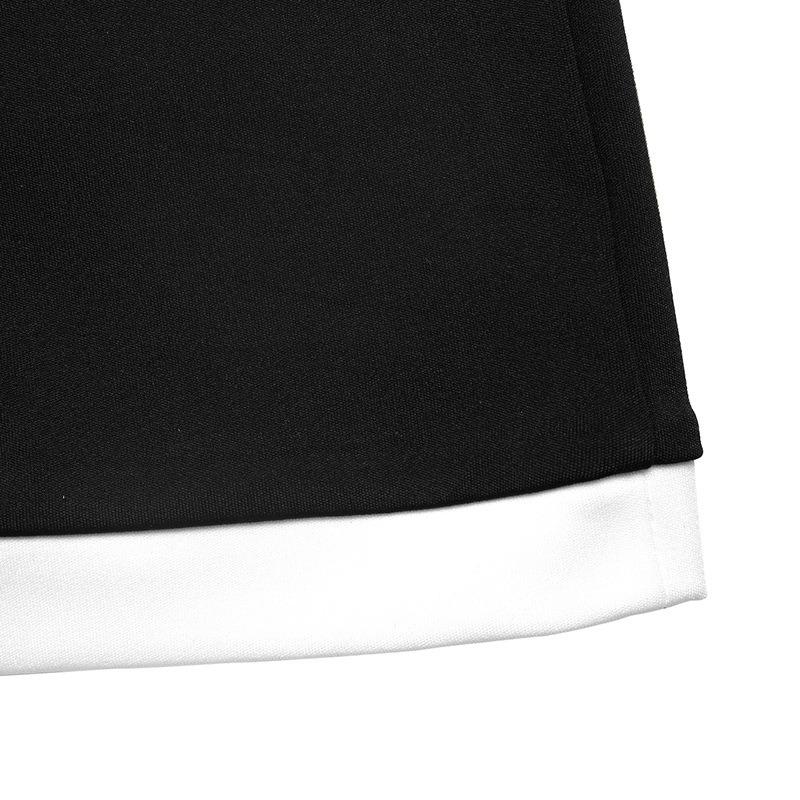VEZFAA Women's Colour Block Print Casual Summer Spring Skirts