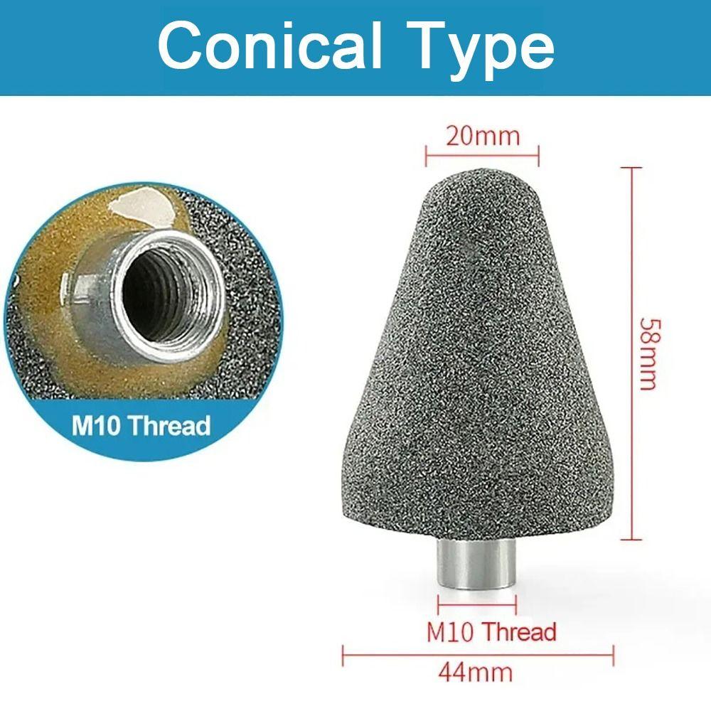 1Pcs M10 Thread Polishing Head 100 Type Angle Grinder Power Grinder Parts New Small Grinding Wheel